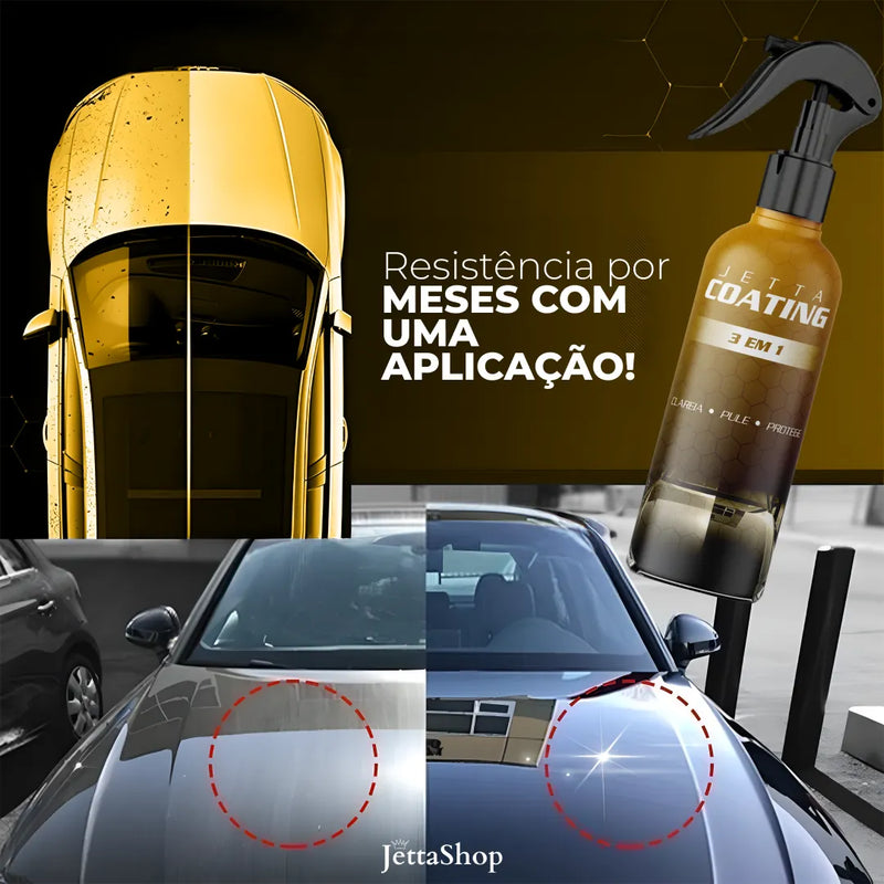 Spray de Renovação Cerâmica e Impermeabilizante 3 em 1 - Jetta Coating™ [ESTOQUE LIMITADO]